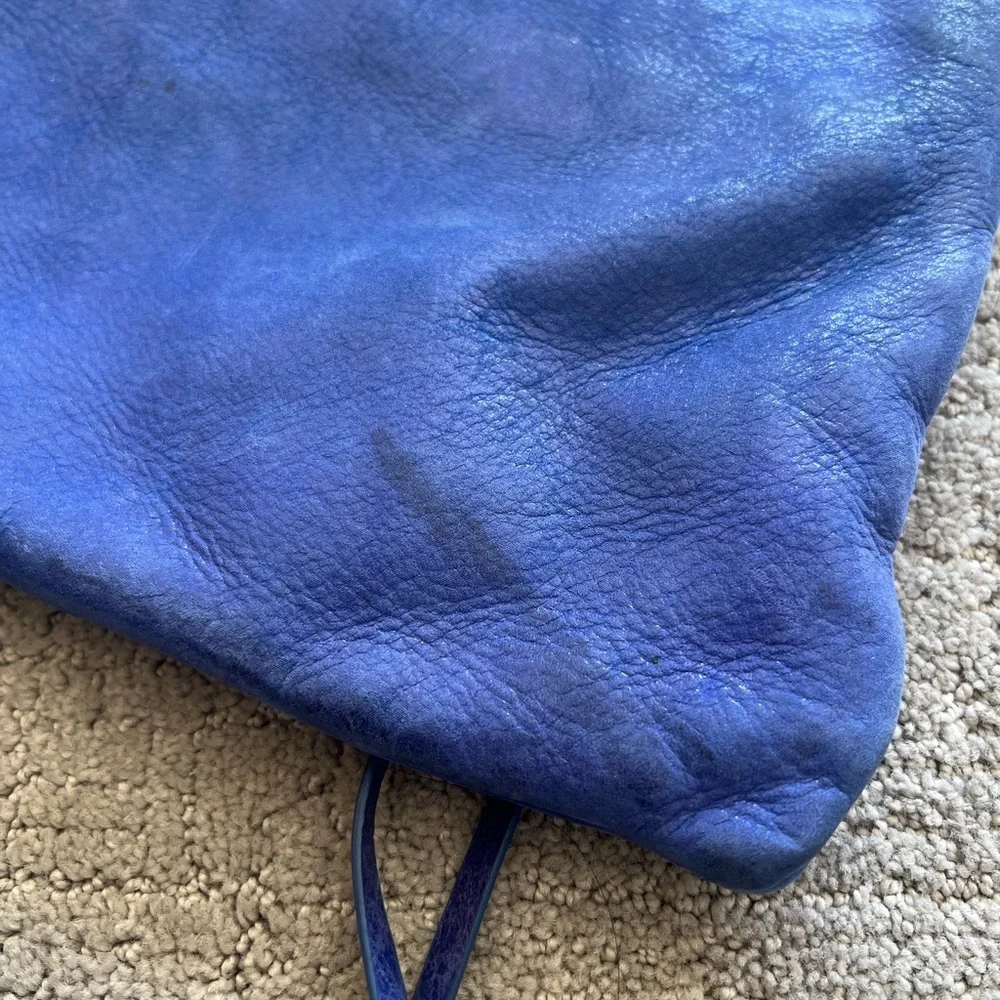 Botkier Blue Leather Crossbody Bag